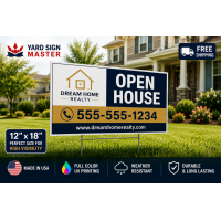 12×18 Custom Yard Signs | Design Online or Upload Your Artwork