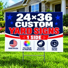 24x36 Custom Yard Signs | Yard Sign Master 24x36 Custom Yard Signs