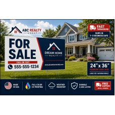 24x36 Custom Yard Signs | Yard Sign Master 24x36 Custom Yard Signs