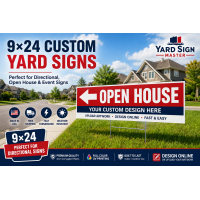 9×24 Custom Yard Signs | Design Online or Upload Your Artwork