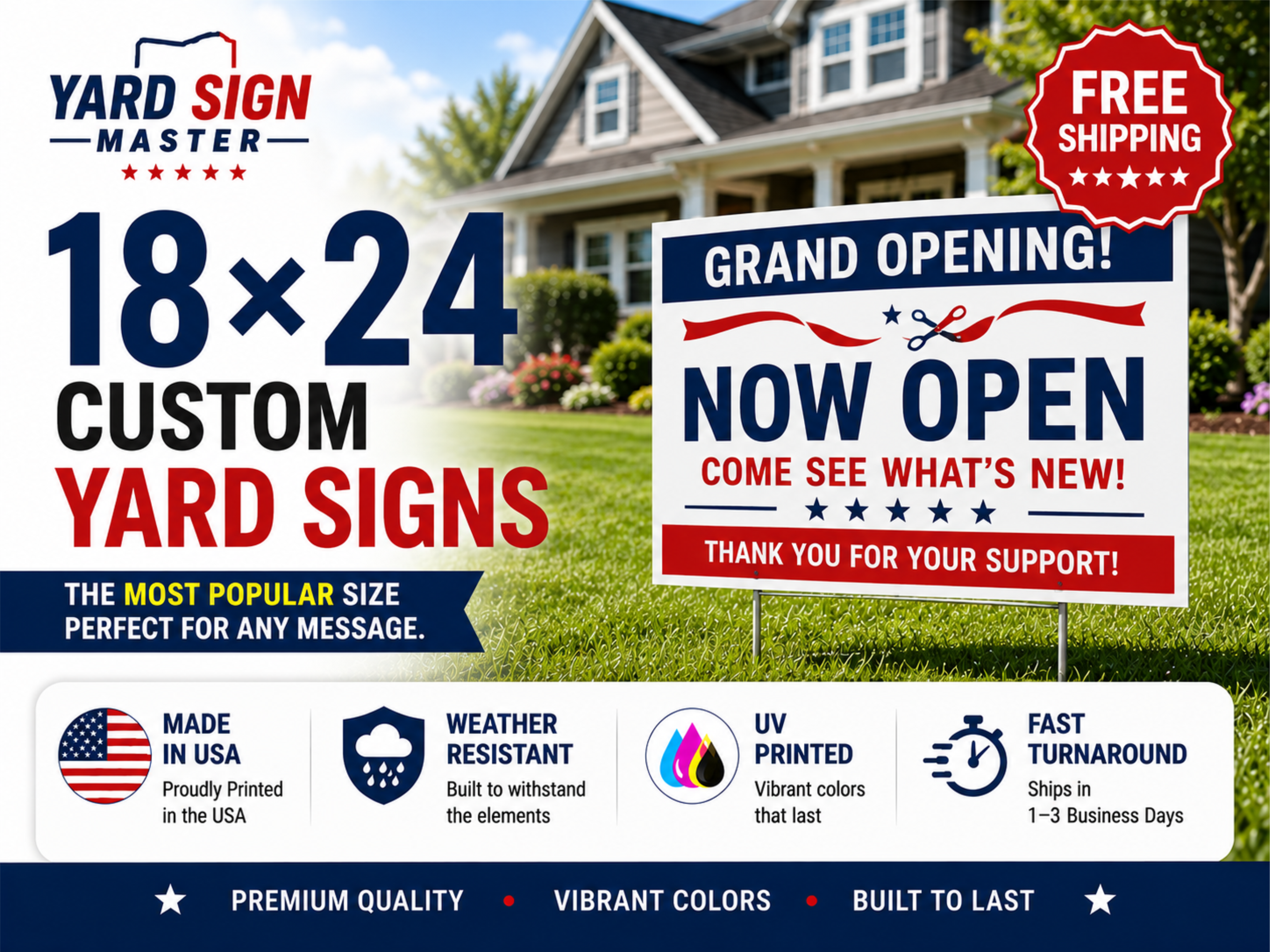 18x24 Custom Yard Signs