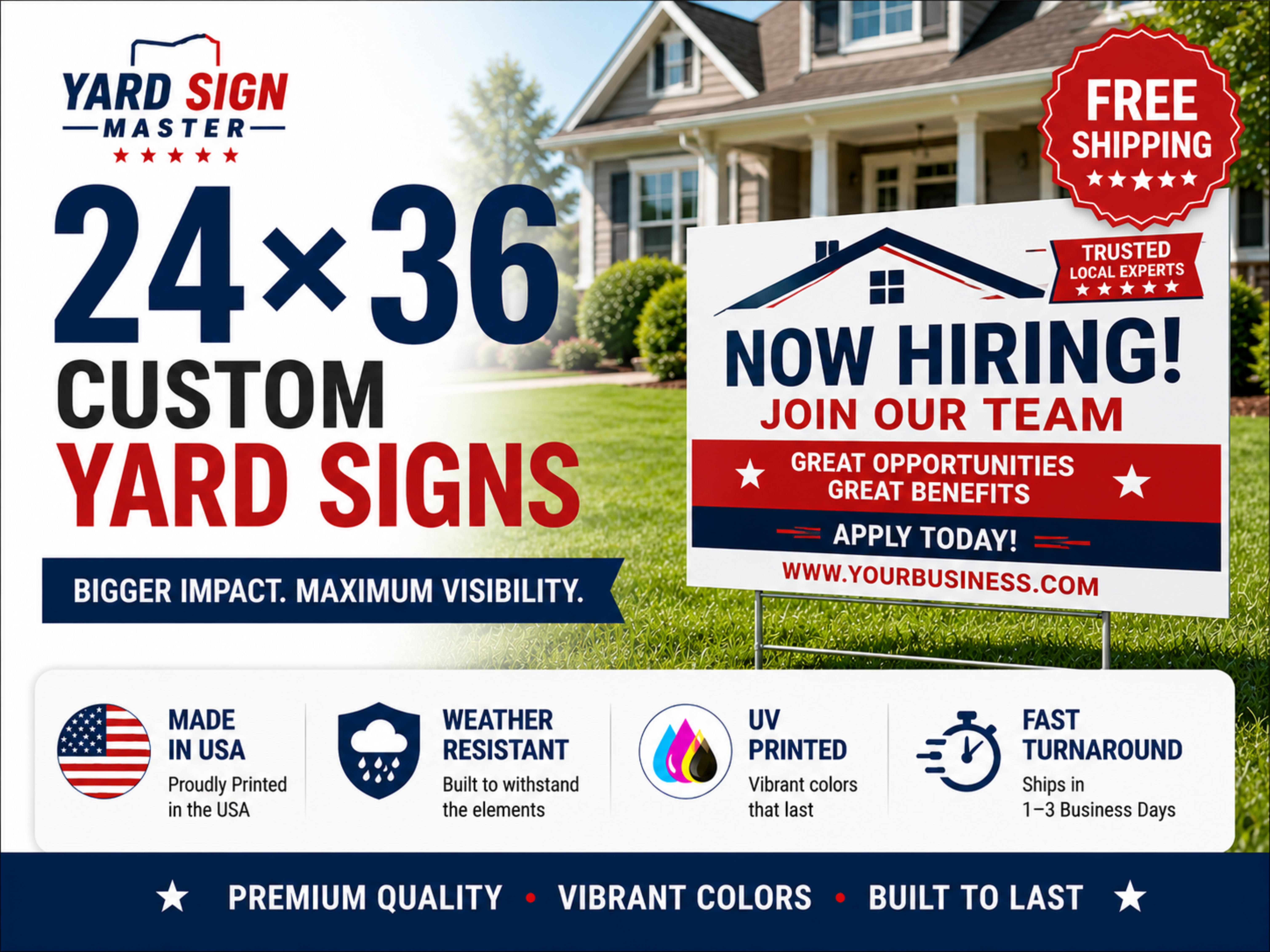 24x36 Custom Yard Signs